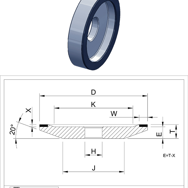 6A2 elmas cbn aşındırıcı disk